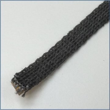 Flat Black Adhesive Rope Per/Mtr