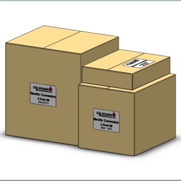 GC/OC Electric Conversion Kit Without Flue Blank (3 Oven) Trade Only £POA